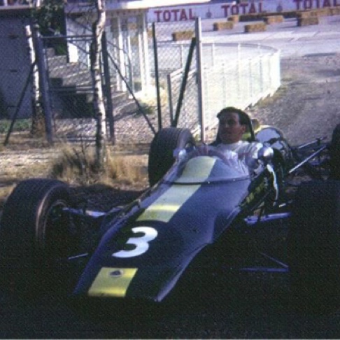 Jim au GP de Paris 1966 F2 sur le circuit de Monthéry